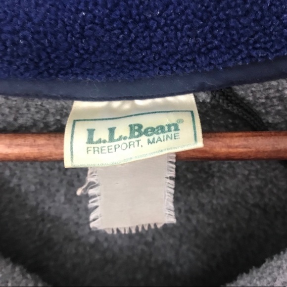 Vintage LL Bean Pile Fleece Pullover Sweater - Picture 5 of 7